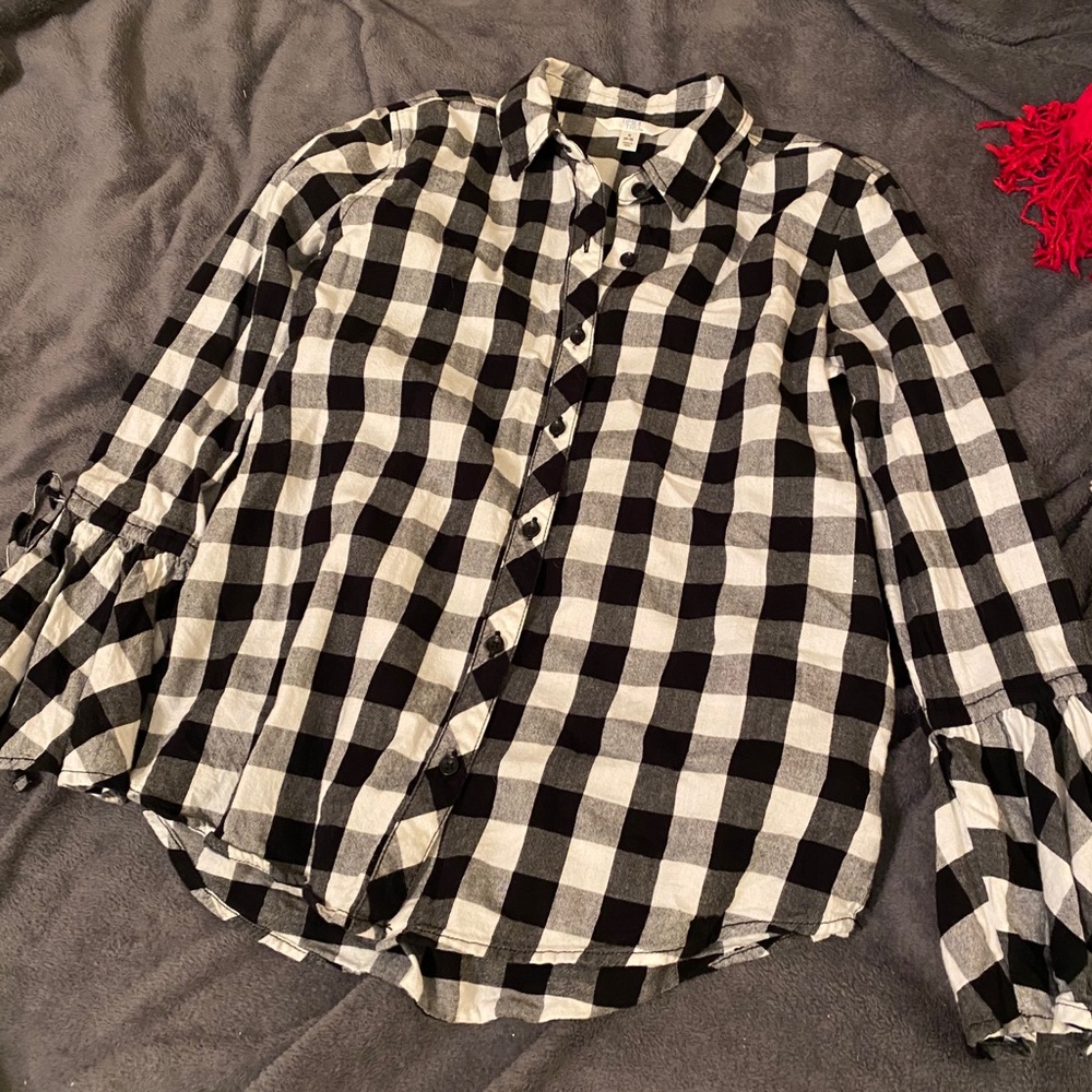 Long Sleeve Plaid Shirt